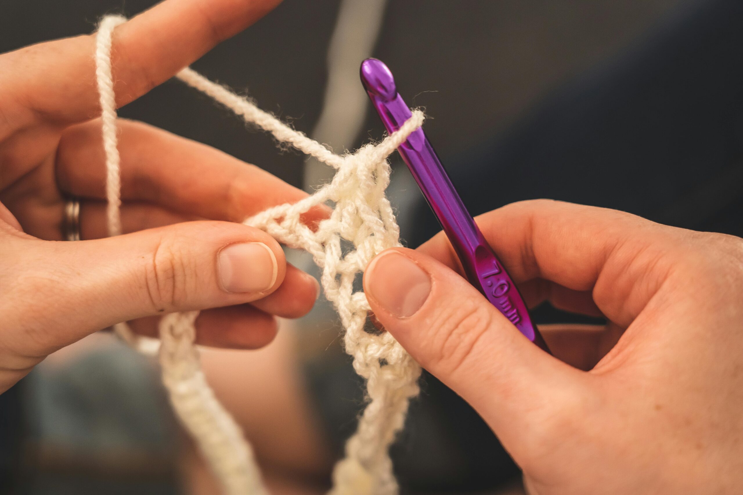 double crochet decrease - dc dec